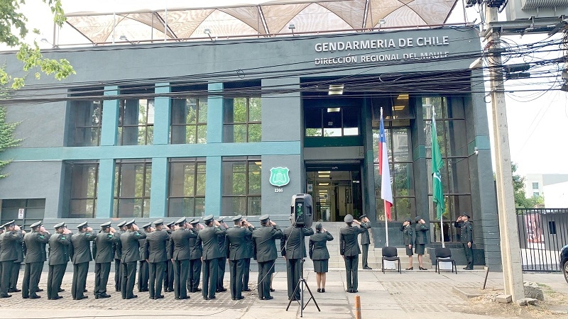 Gendarmería de Chile en el Maule, conmemoró 92 años desde su creación