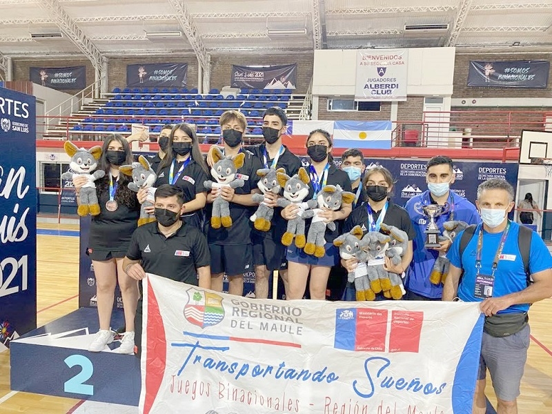 El Maule cerró su participación en la versión XXIII de los Juegos Binacionales en Argentina 