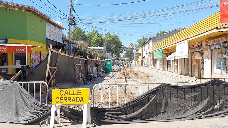 Linares: controversia por impacto de obras en calle Benjamín Novoa