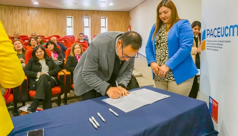 PACE UCM reafirma su compromiso de trabajo y vinculación con 33 establecimientos educacionales de la Región del Maule