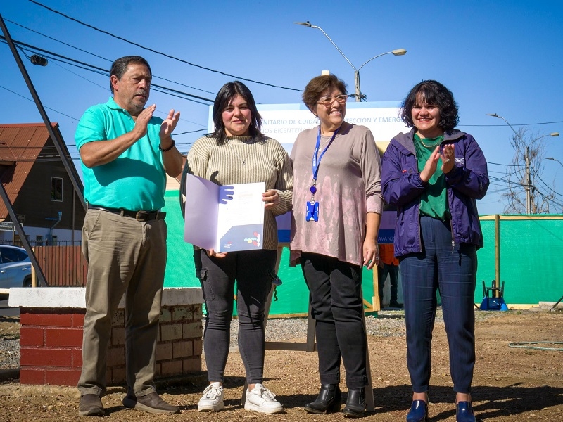 Chile Cuida: Parte construcción de Centro Comunitario de Cuidados en Villa Alegre