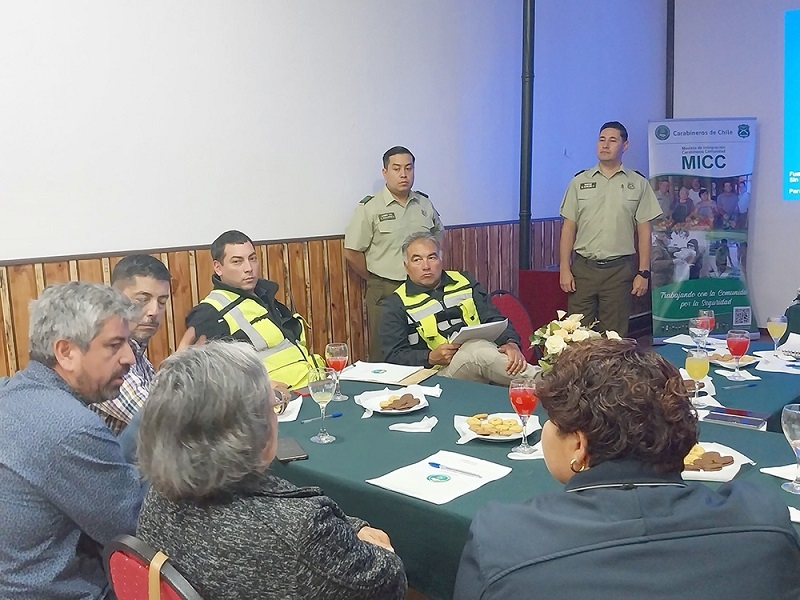 Carabineros convocó Primera Mesa de Trabajo de Seguridad 2024