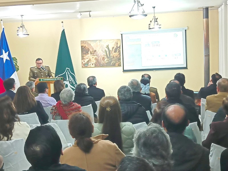 San Javier: Carabineros efectuó la cuenta pública de la gestión operativa 2024