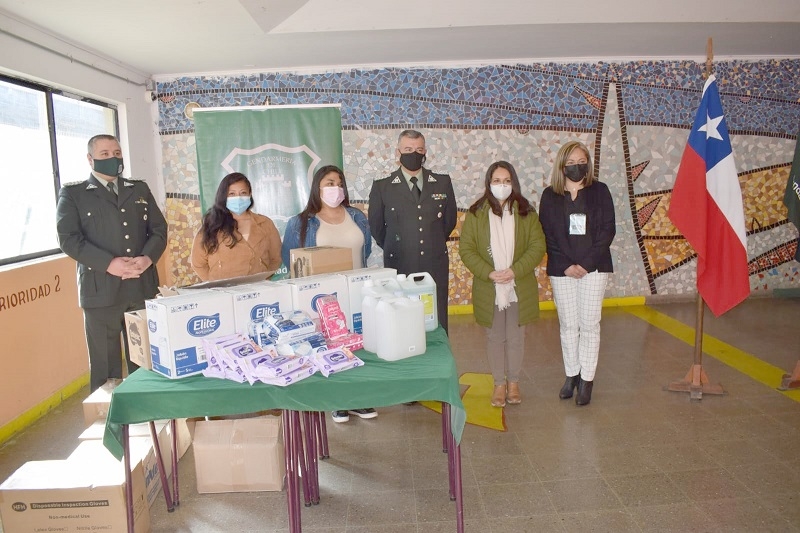 CMPC dona importante cantidad de insumos de higiene personal, para mujeres privadas de libertad del Maule