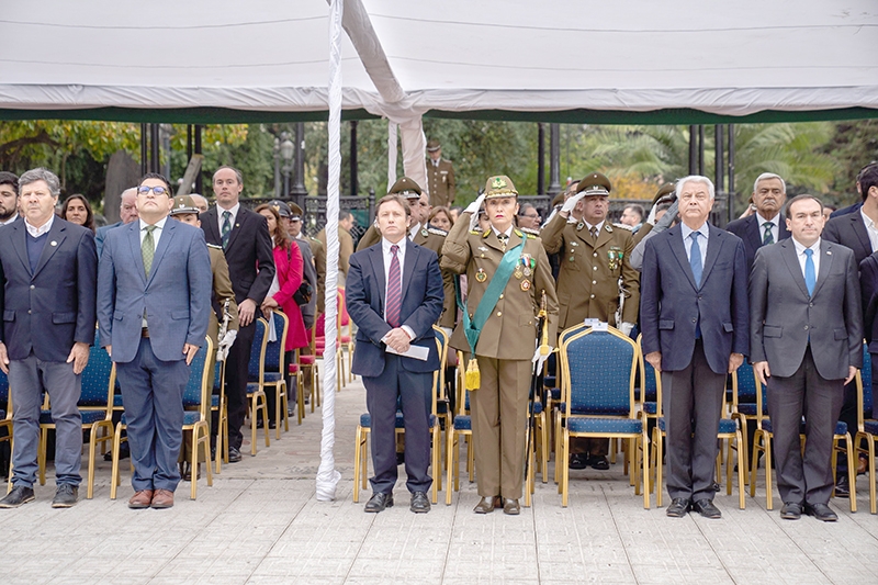 Autoridades regionales encabezan ceremonia por el Aniversario 98° de Carabineros de Chile