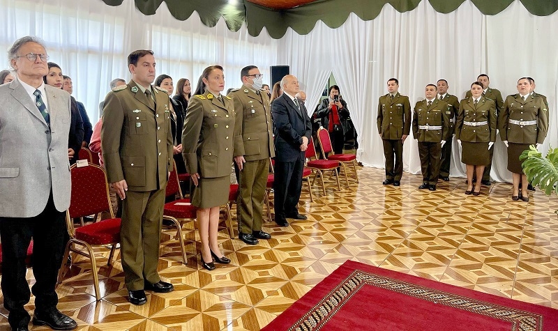  General de Carabineros en el Maule lideró ceremonia de ascensos en San Javier