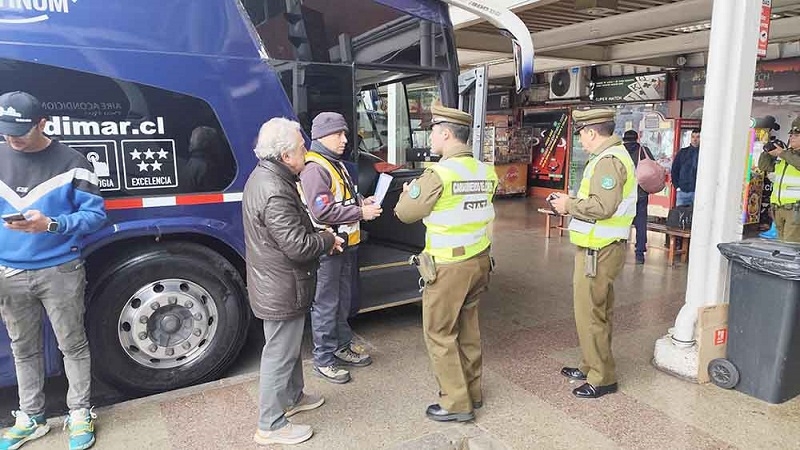 MTT Maule y Carabineros incrementan fiscalizaciones frente a nuevo fin de semana largo