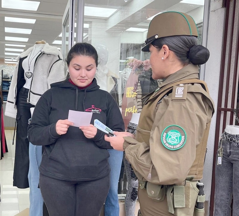 Linares:  Carabineros activa campaña de prevención de robos en la vía pública y domicilios