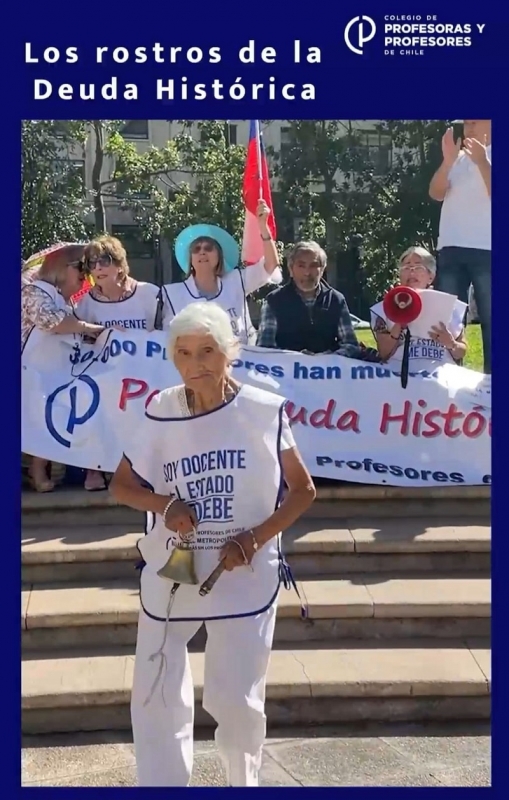 Colegio de Profesores impulsa campaña por el pago de la Deuda Histórica