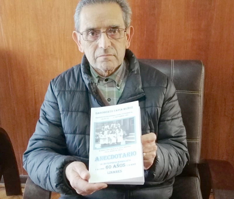 Este jueves: Dagoberto Tapia presentará su libro “Anecdotario de un Profesor Normalista”