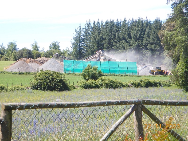 Maule: SMA dicta medidas provisionales a Planta de Procesamiento de Áridos Tricam en sector Río Longaví