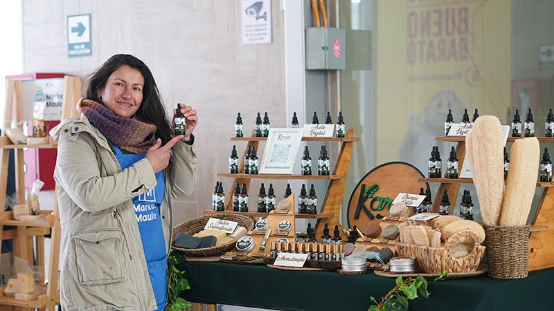  “Karün Cosmética”: El emprendimiento Market Maule  amigable con el medio ambiente