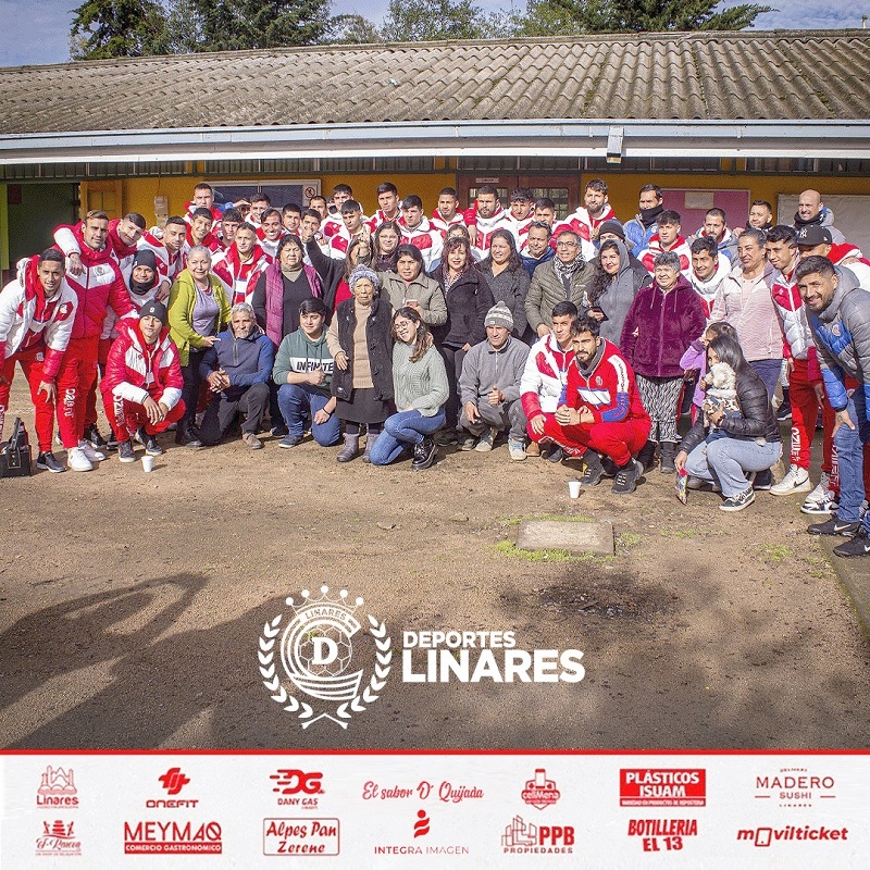 Labor social: jugadores albirrojos compartieron con albergados en la precordillera 