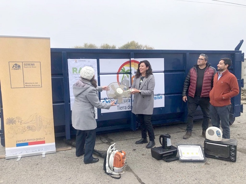 Parte Campaña de Reciclaje Voluminosos Eléctricos y Electrónicos en San Javier