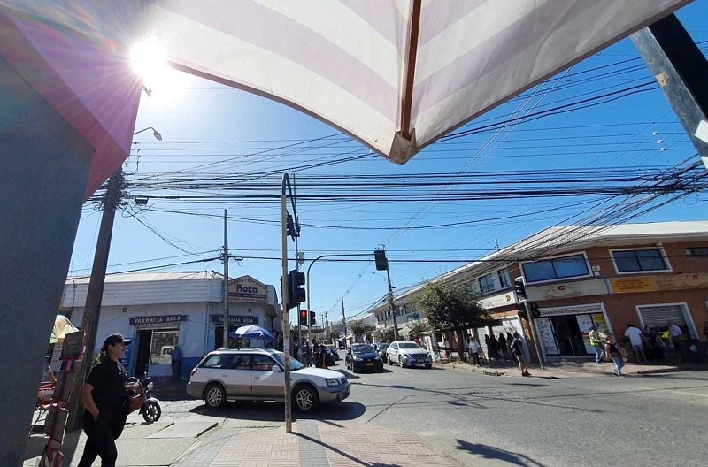  Dirección Meteorológica de Chile alerta de nueva jornada de calor extremo hoy en zona centro sur de Chile.