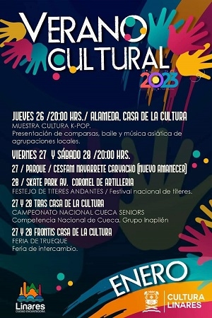 Linares con entretenido panorama cultural este verano