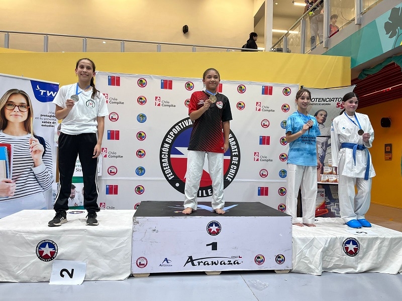 Karatecas Promesas Chile del Maule tuvieron destacada participación en Nacional y esperan llamado de la Selección