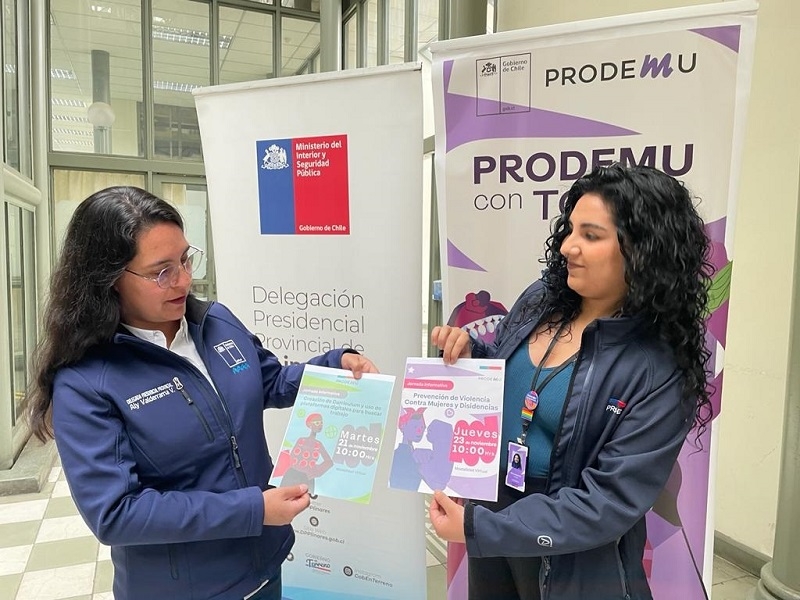 La Delegación Presidencial Provincial de Linares junto a PRODEMU, invitan a la comunidad a participar de dos jornadas informativas online que se realizarán el próximo 21 y 23 de noviembre