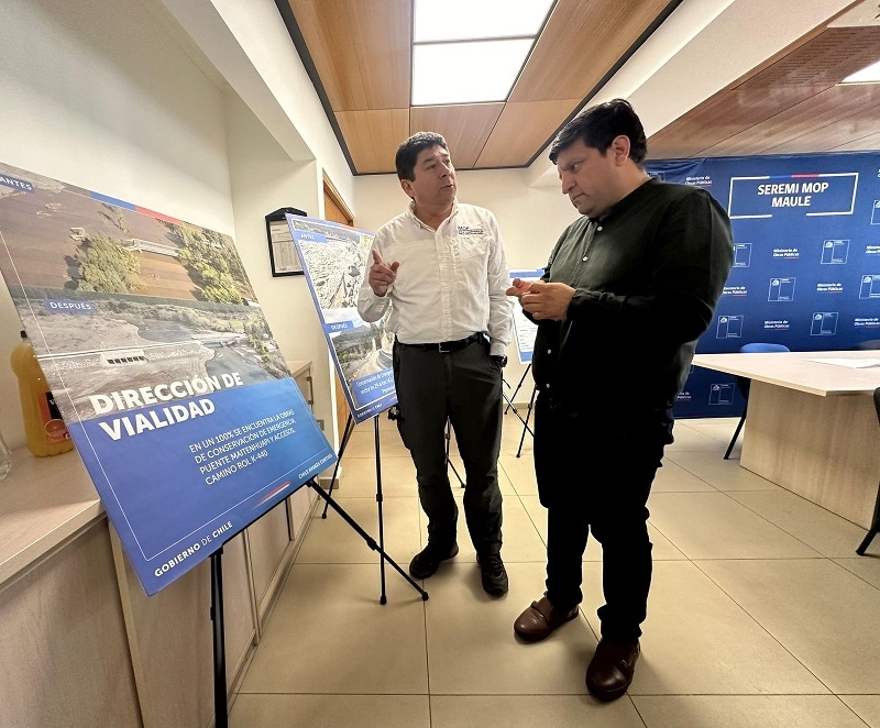 Autoridades realizaron positivo balance de la reconstrucción de obras del MOP en el Maule