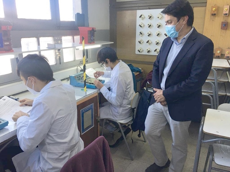 Subsecretario de Educación se reunió con comunidades educativas de la comuna de Talca