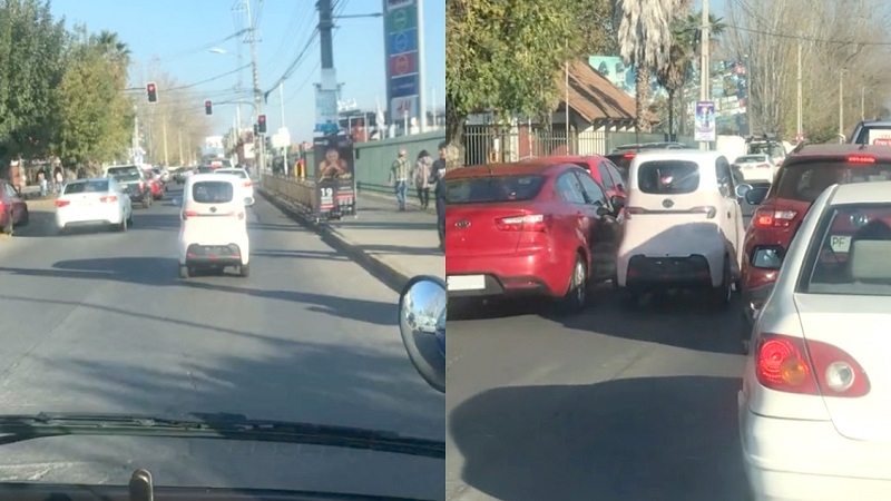 Captan al "auto más barato del mundo" en Curicó: No cumplen con la seguridad