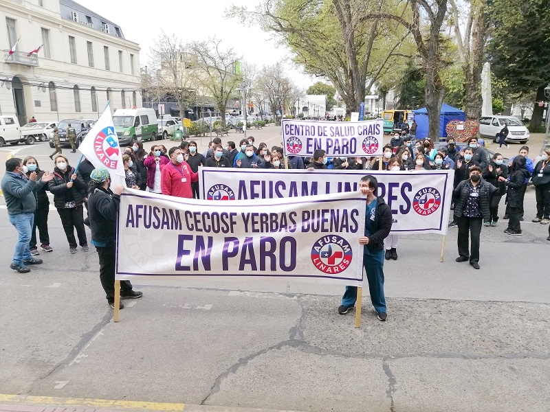 Linares: Salud Primaria inició paro indefinido acusando nulo cumplimiento de acuerdos desde el municipio