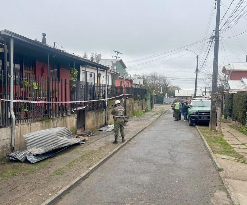 Carabineros de LABOCAR Maule investiga incendio de dos viviendas en Cauquenes