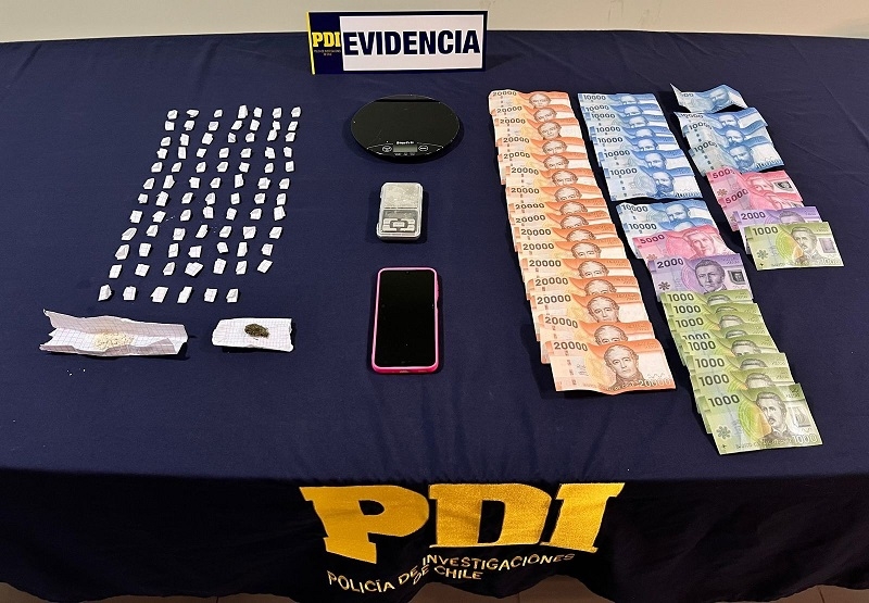 San Javier: PDI detuvo a una mujer por microtráfico