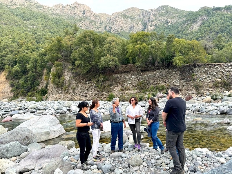 En terreno sesiona Comité Operativo de Administración del Santuario de la Naturaleza Cajón Río Achibueno