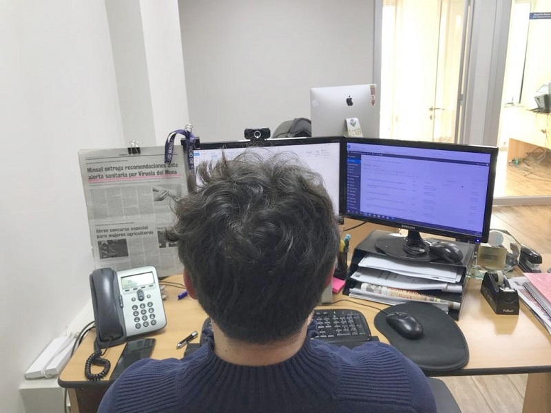Ergonomía en la oficina, uso del computador y bienestar laboral