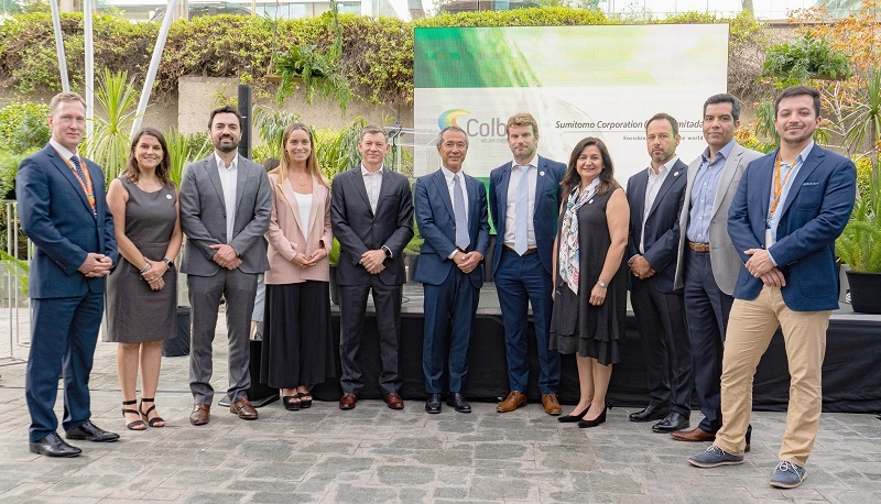 Colbún y Sumitomo firman alianza para desarrollar  proyectos de hidrógeno verde para producir amoniaco