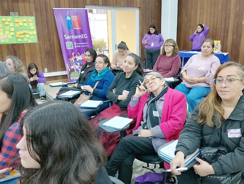 Mujeres participantes de SernamEG Maule se reúnen para potenciar sus liderazgos  