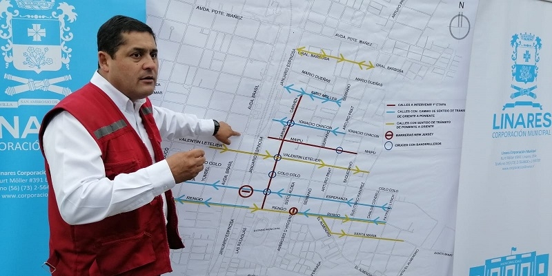 Alcalde: “Hoy parten las modificaciones al tránsito por los trabajos del Eje Maipú, Carmen y Januario Espinoza”