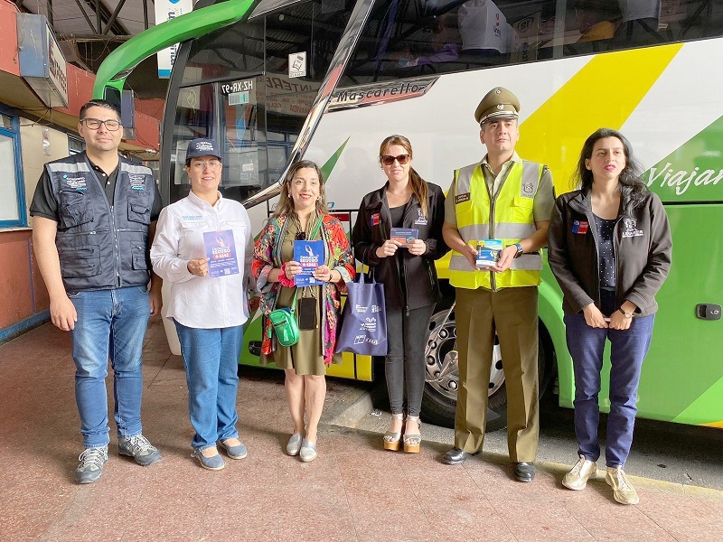 Autoridades del Maule realizaron fiscalizaciones en el terminal de buses de Linares