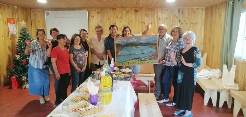 Taller de Telar finalizó actividades en Vega Ancoa