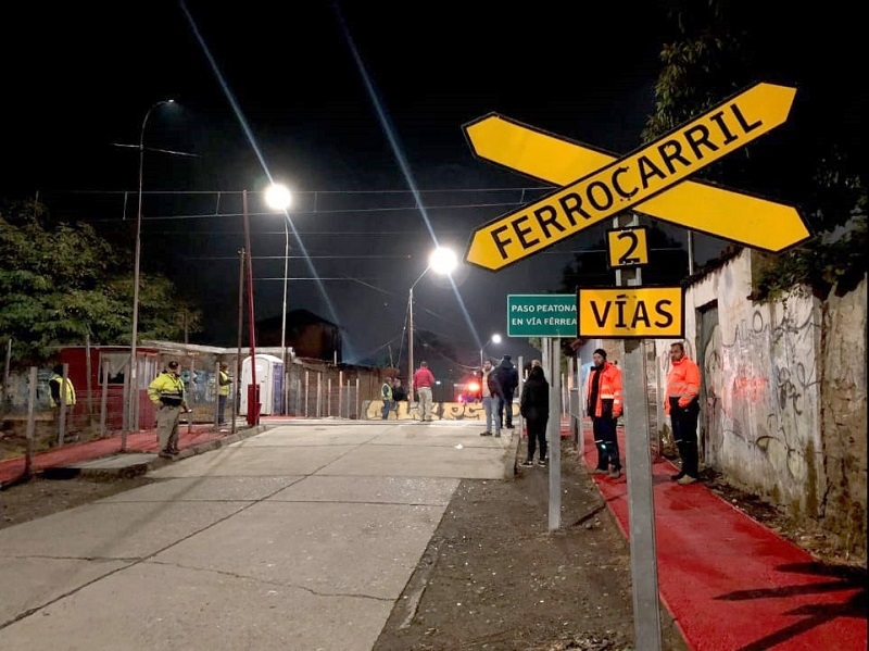 Comenzó intervención Eje Januario Espinoza y se habilitó cruce esperanza en Linares 