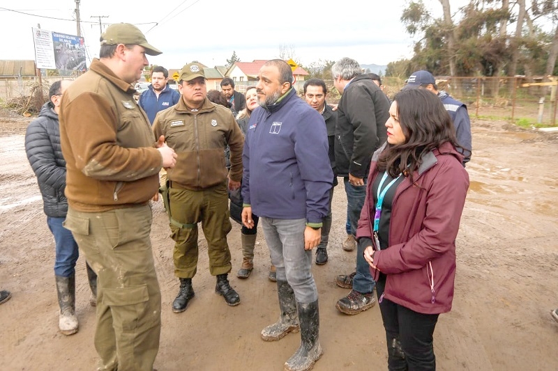 Ministro de Educación constató en terreno el estado de los establecimientos educacionales del Maule