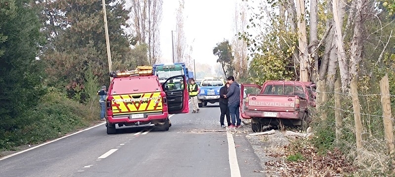 Linares:  un fallecido en accidente de tránsito en camino La Higuera