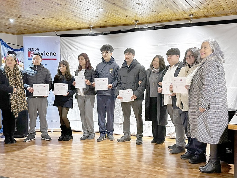 Estudiantes de Teno protagonizan cortometraje para prevenir el consumo de alcohol y otras drogas